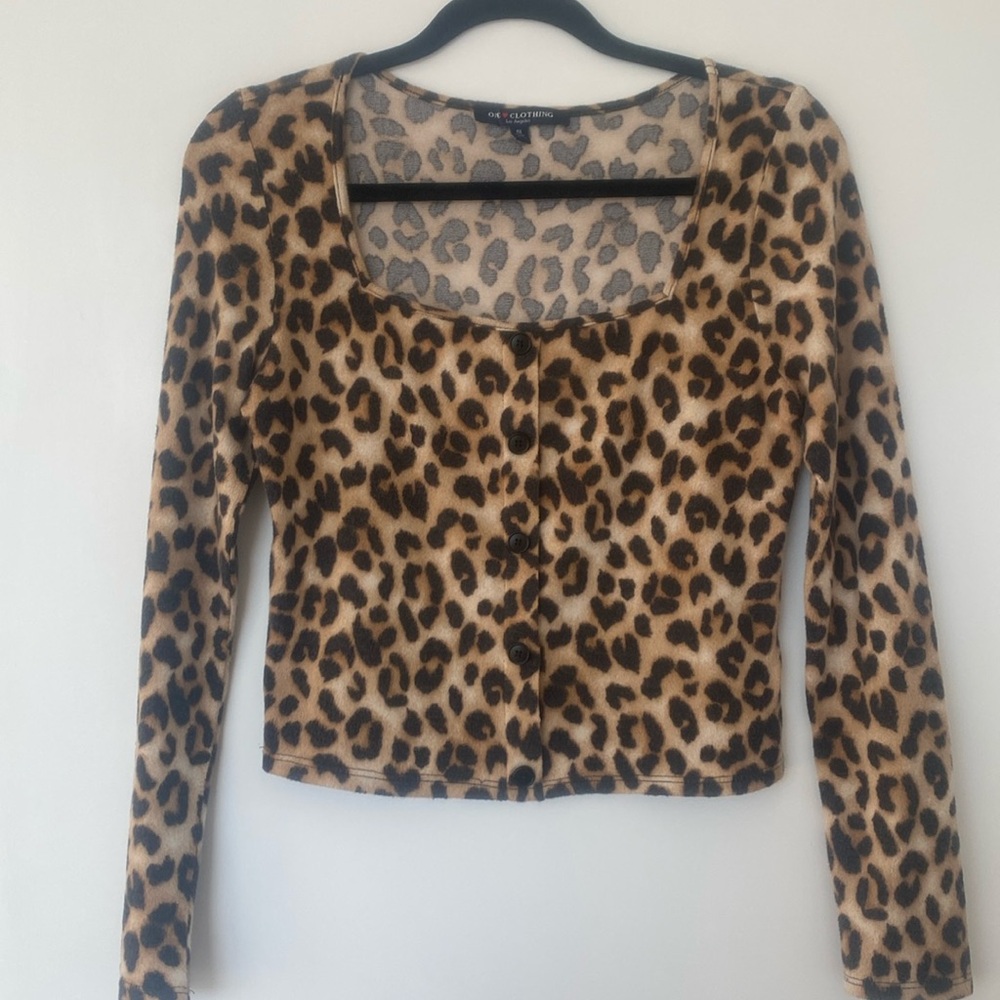 Cheetah print top